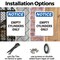 Signmission Empty Cylinders Only, 12 in W x Rectangle, Plastic OS-2PACK-NS-P-1218-V-12022 - alternate 4